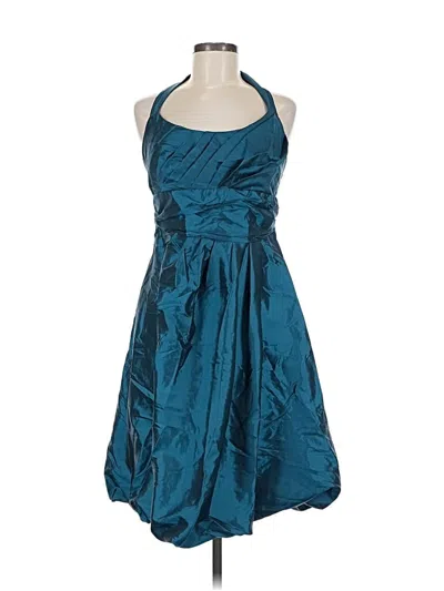 Pre-owned David's Bridal Cocktail Dress In Blue