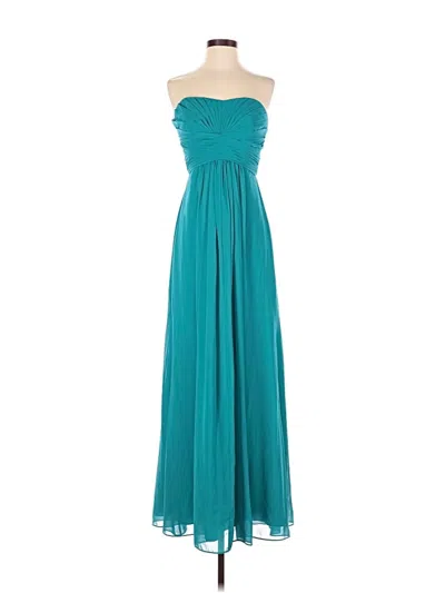 Pre-owned David's Bridal Cocktail Dress In Blue
