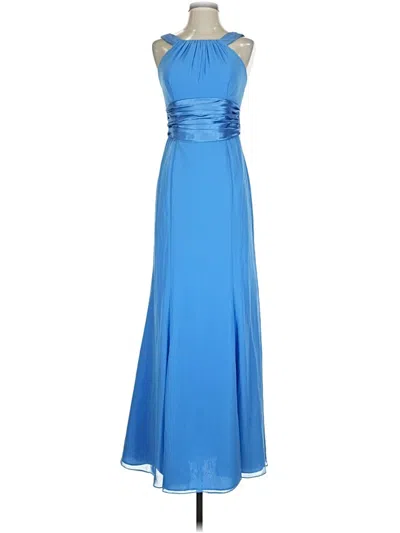 Pre-owned David's Bridal Cocktail Dress In Blue