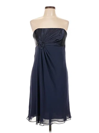 Pre-owned David's Bridal Cocktail Dress In Blue