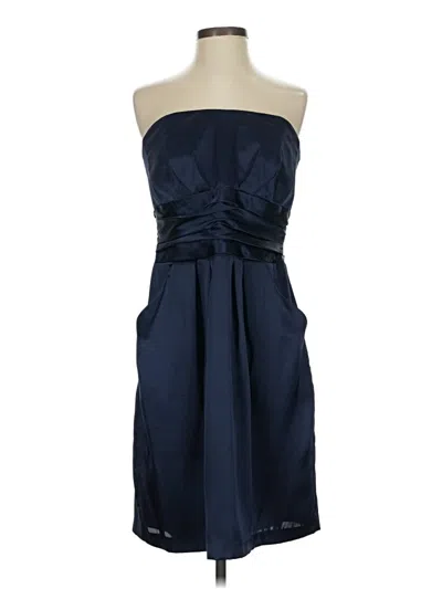 Pre-owned David's Bridal Cocktail Dress In Blue