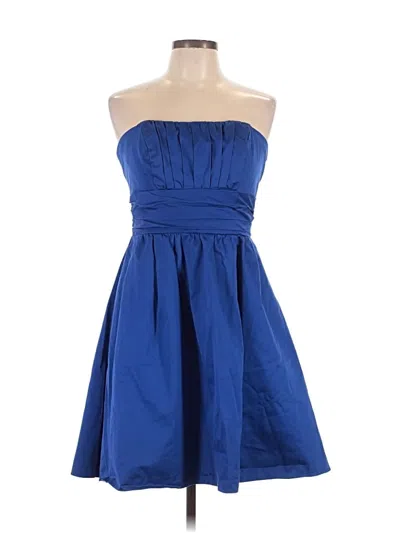 Pre-owned David's Bridal Cocktail Dress In Blue