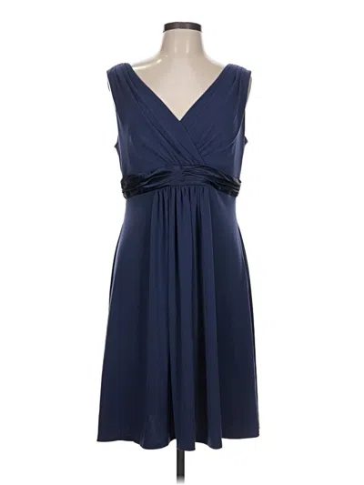 Pre-owned David's Bridal Cocktail Dress In Blue