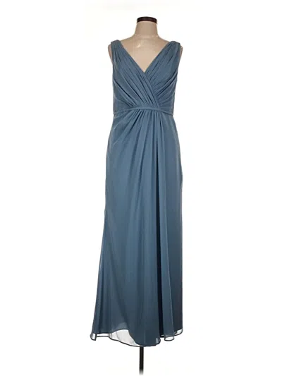 Pre-owned David's Bridal Cocktail Dress In Blue