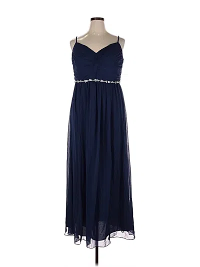 Pre-owned David's Bridal Cocktail Dress In Blue