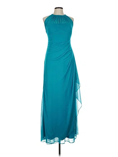 Pre-owned David's Bridal Cocktail Dress In Blue