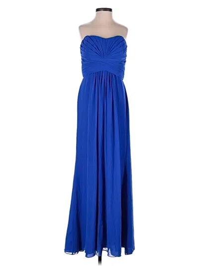 Pre-owned David's Bridal Cocktail Dress In Blue