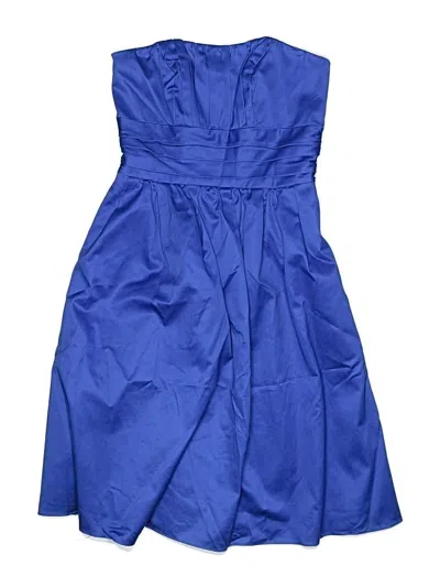Pre-owned David's Bridal Cocktail Dress In Blue