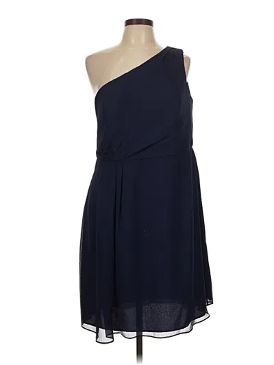 Pre-owned David's Bridal Cocktail Dress In Blue