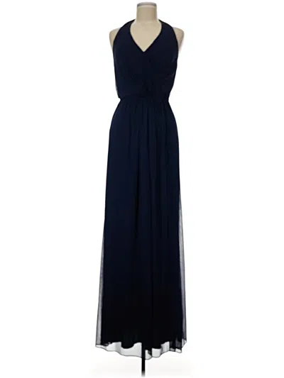 Pre-owned David's Bridal Cocktail Dress In Blue