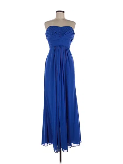Pre-owned David's Bridal Cocktail Dress In Blue