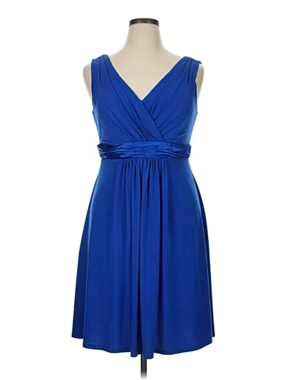 Pre-owned David's Bridal Cocktail Dress In Blue