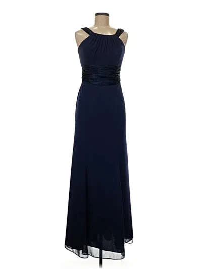 Pre-owned David's Bridal Cocktail Dress In Blue