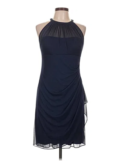 Pre-owned David's Bridal Cocktail Dress In Blue