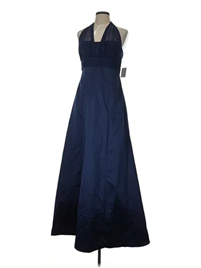 Pre-owned David's Bridal Cocktail Dress In Blue