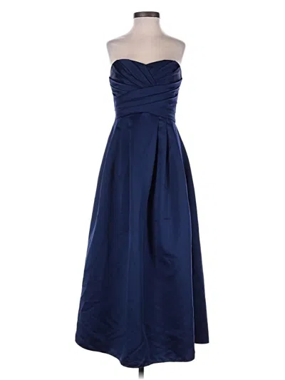 Pre-owned David's Bridal Cocktail Dress In Blue