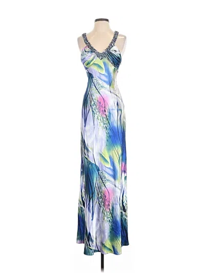 Pre-owned David's Bridal Cocktail Dress In Blue