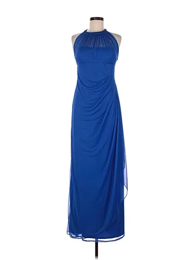 Pre-owned David's Bridal Cocktail Dress In Blue
