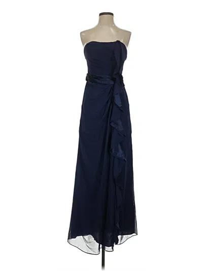 Pre-owned David's Bridal Cocktail Dress In Blue
