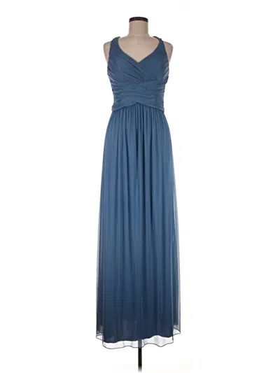 Pre-owned David's Bridal Cocktail Dress In Blue