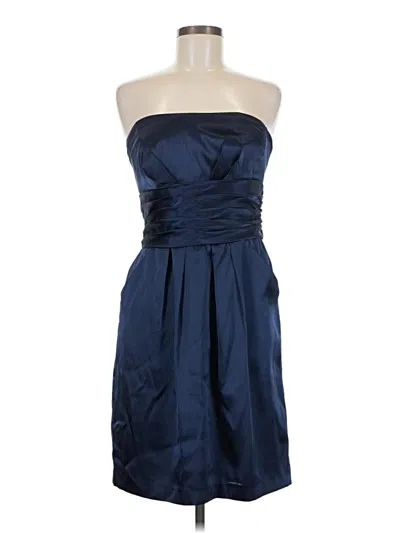 Pre-owned David's Bridal Cocktail Dress In Blue