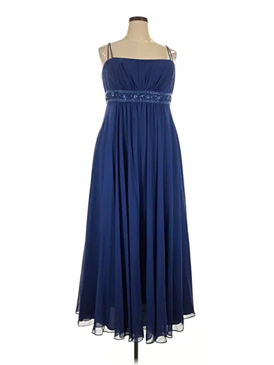 Pre-owned David's Bridal Cocktail Dress In Blue