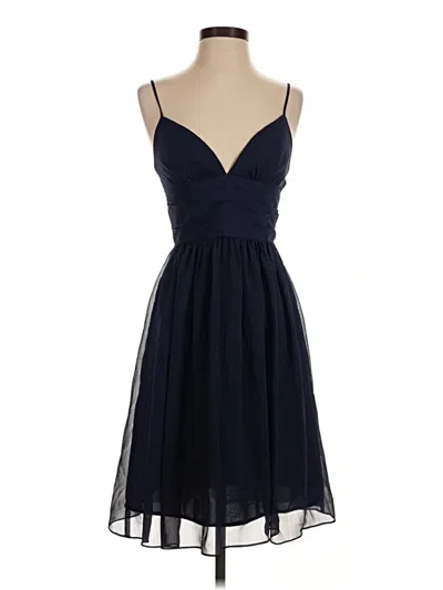 Pre-owned David's Bridal Cocktail Dress In Blue