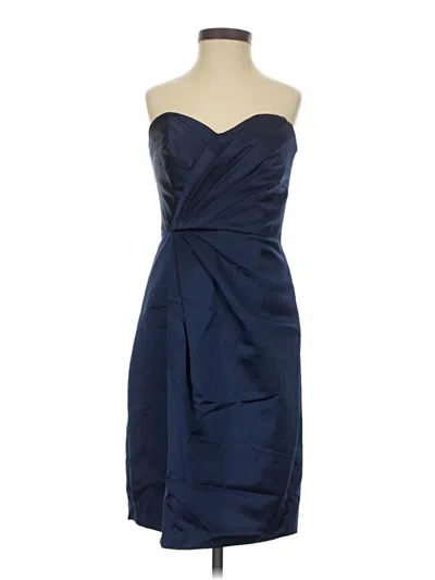 Pre-owned David's Bridal Cocktail Dress In Blue