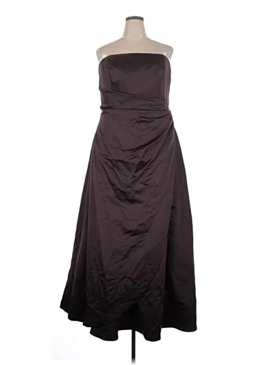 Pre-owned David's Bridal Cocktail Dress In Brown