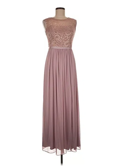 David's Bridal Cocktail Dress In Brown