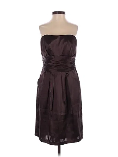 Pre-owned David's Bridal Cocktail Dress In Brown