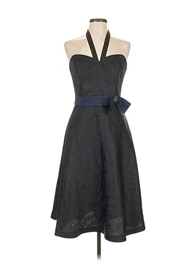 Pre-owned David's Bridal Cocktail Dress In Gray