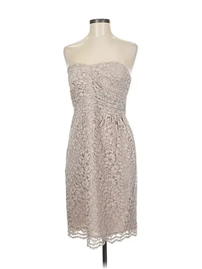 Pre-owned David's Bridal Cocktail Dress In Gray