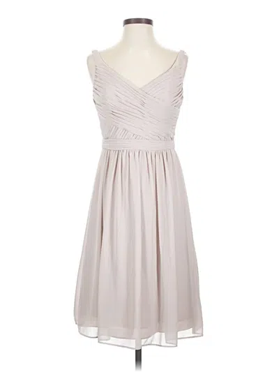 Pre-owned David's Bridal Cocktail Dress In Gray