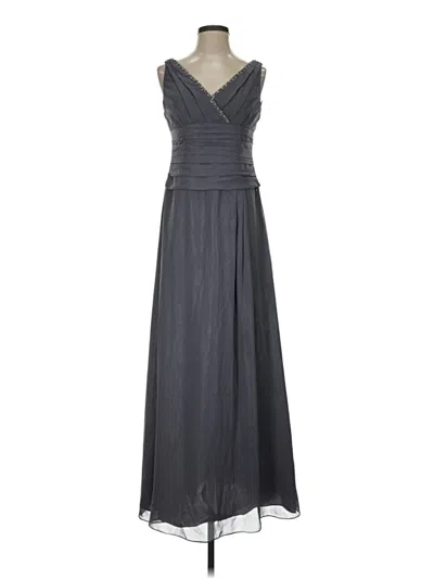Pre-owned David's Bridal Cocktail Dress In Gray