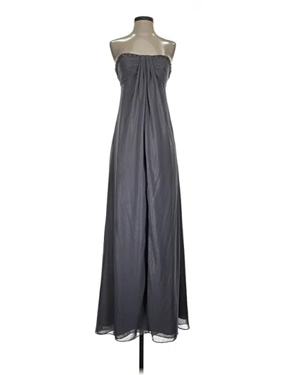 Pre-owned David's Bridal Cocktail Dress In Gray
