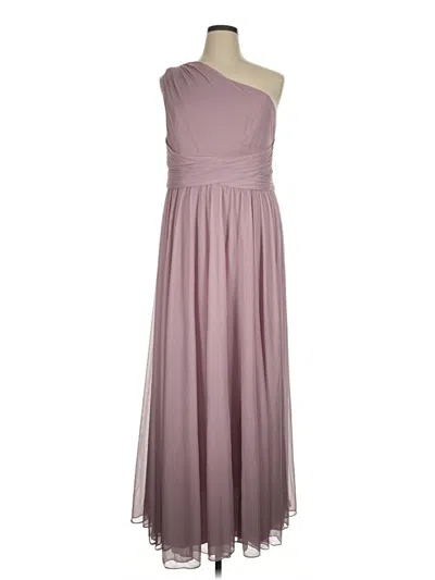 Pre-owned David's Bridal Cocktail Dress In Gray