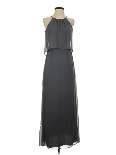 Pre-owned David's Bridal Cocktail Dress In Gray