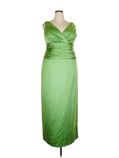 Pre-owned David's Bridal Cocktail Dress In Green