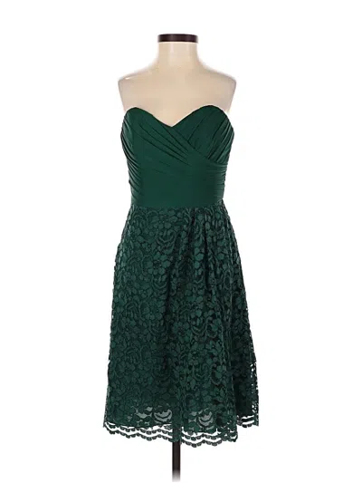 Pre-owned David's Bridal Cocktail Dress In Green