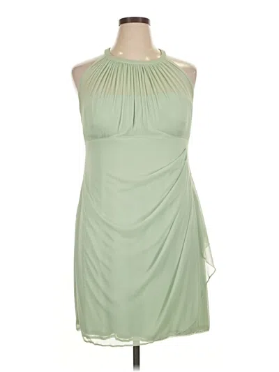 Pre-owned David's Bridal Cocktail Dress In Green