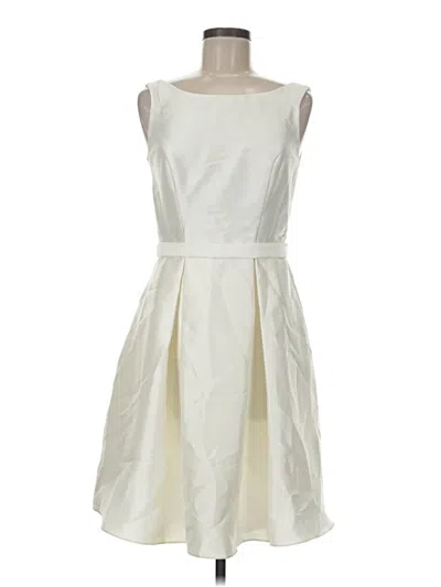 Pre-owned David's Bridal Cocktail Dress In Ivory