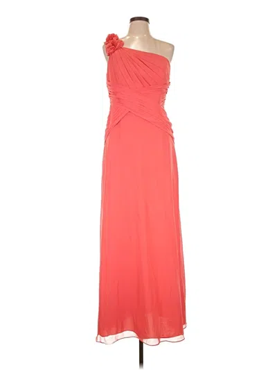 Pre-owned David's Bridal Cocktail Dress In Orange
