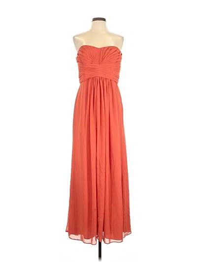 Pre-owned David's Bridal Cocktail Dress In Orange