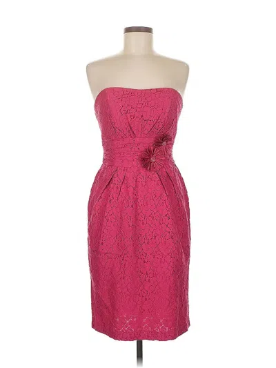 Pre-owned David's Bridal Cocktail Dress In Pink