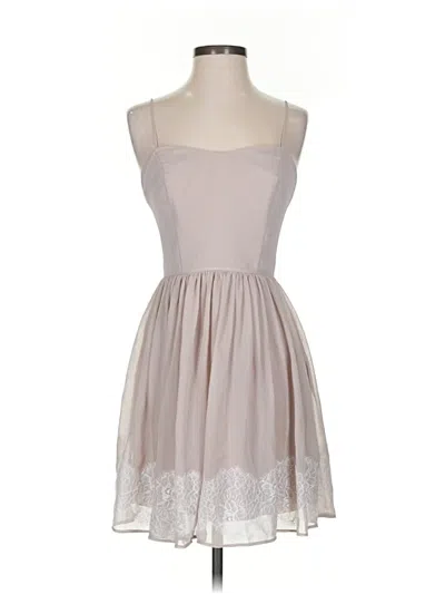 Pre-owned David's Bridal Cocktail Dress In Pink