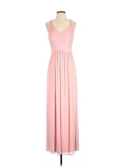 Pre-owned David's Bridal Cocktail Dress In Pink