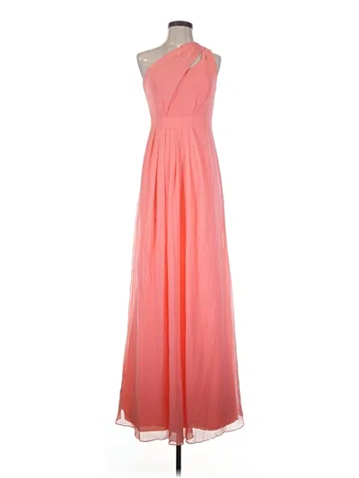 Pre-owned David's Bridal Cocktail Dress In Pink