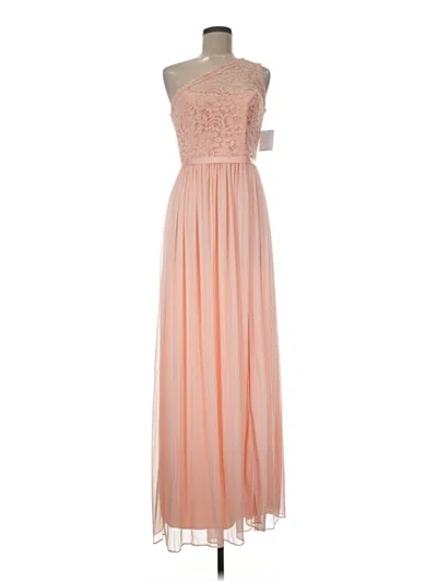 David's Bridal Cocktail Dress In Pink
