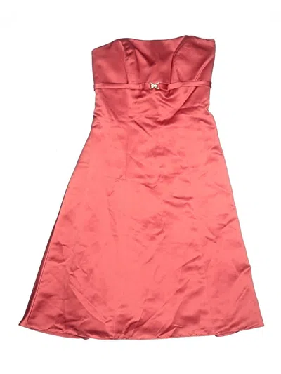 David's Bridal Cocktail Dress In Pink